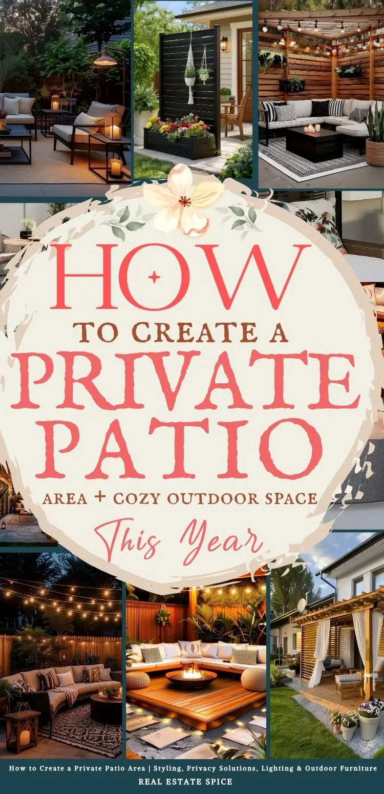 How to Create a Private Patio Area