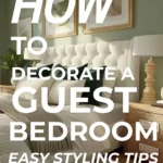 says how to decorate a guest bedroom easy styling tips with photo of a guest bedroom