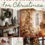 says how to decorate a living room for christmas with 4 photos of christmas decorated living rooms below says christmas living room designs, ideas and styling tips