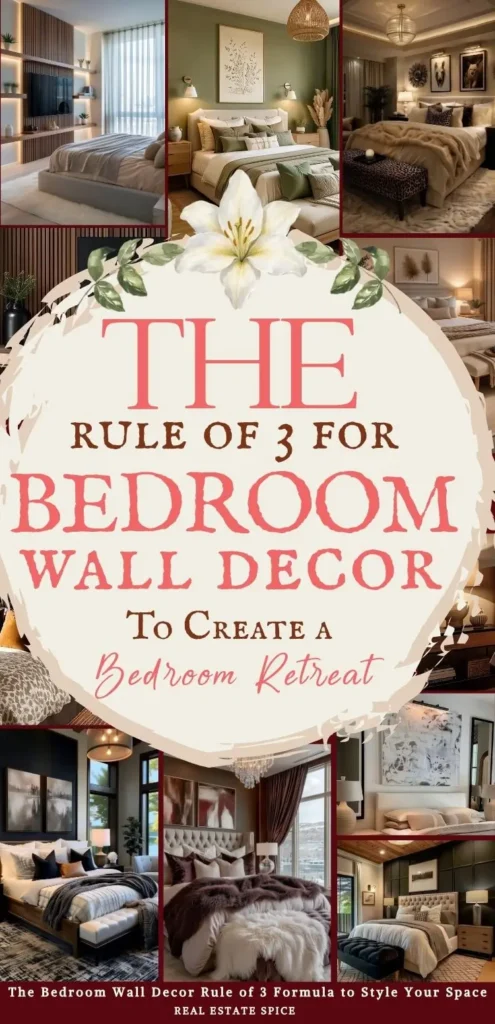 The Bedroom Wall Decor Rule of 3 Formula to Style Your Space
