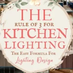 says the rule of 3 for kitchen lighting the easy formula for lighting design with 10 photos of kitchens with lighting below says The Kitchen Lighting Rule of 3 Formula | Kitchen Design and Kitchen Updates
