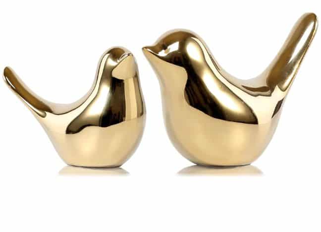 small bird decor figurines