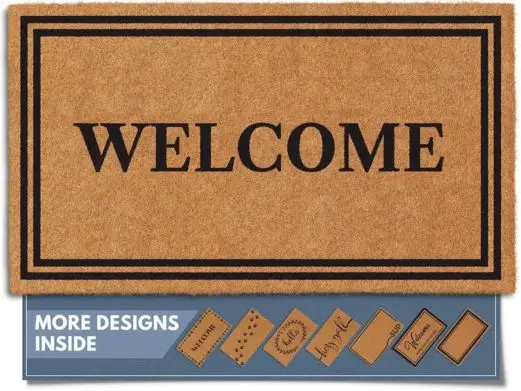 welcome front door mat