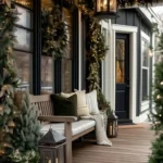 winter front porch