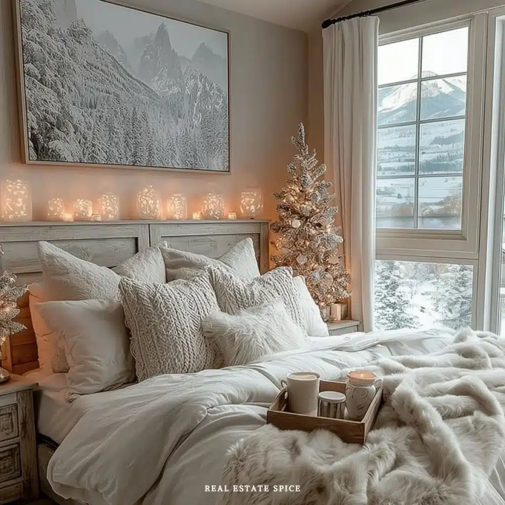 winter themed bedroom