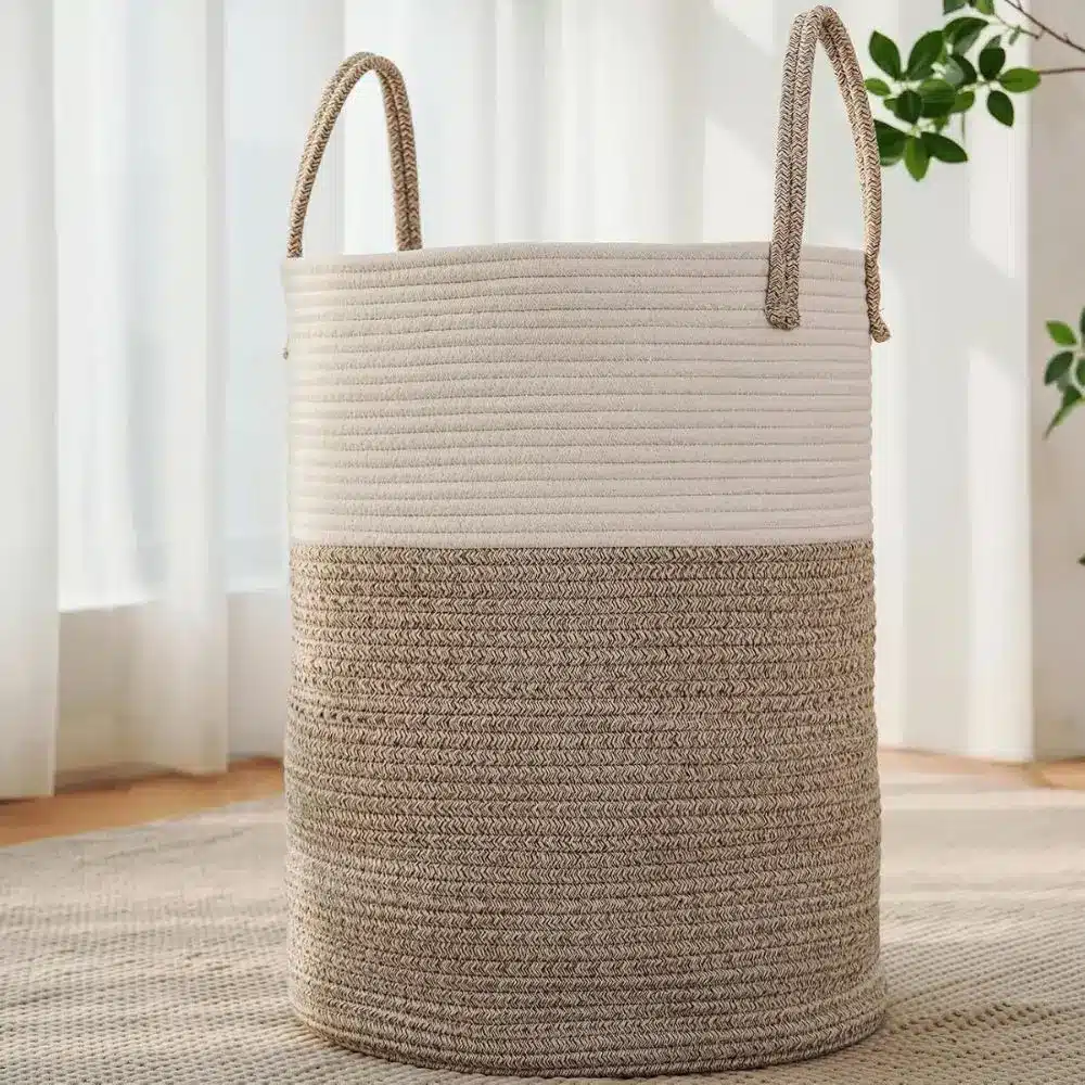 woven laundry hamper